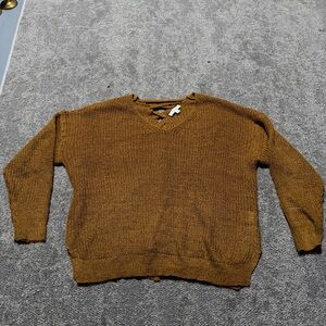 Day to Day by Blue Pepper long sleeve shirt sweater great back detail size small